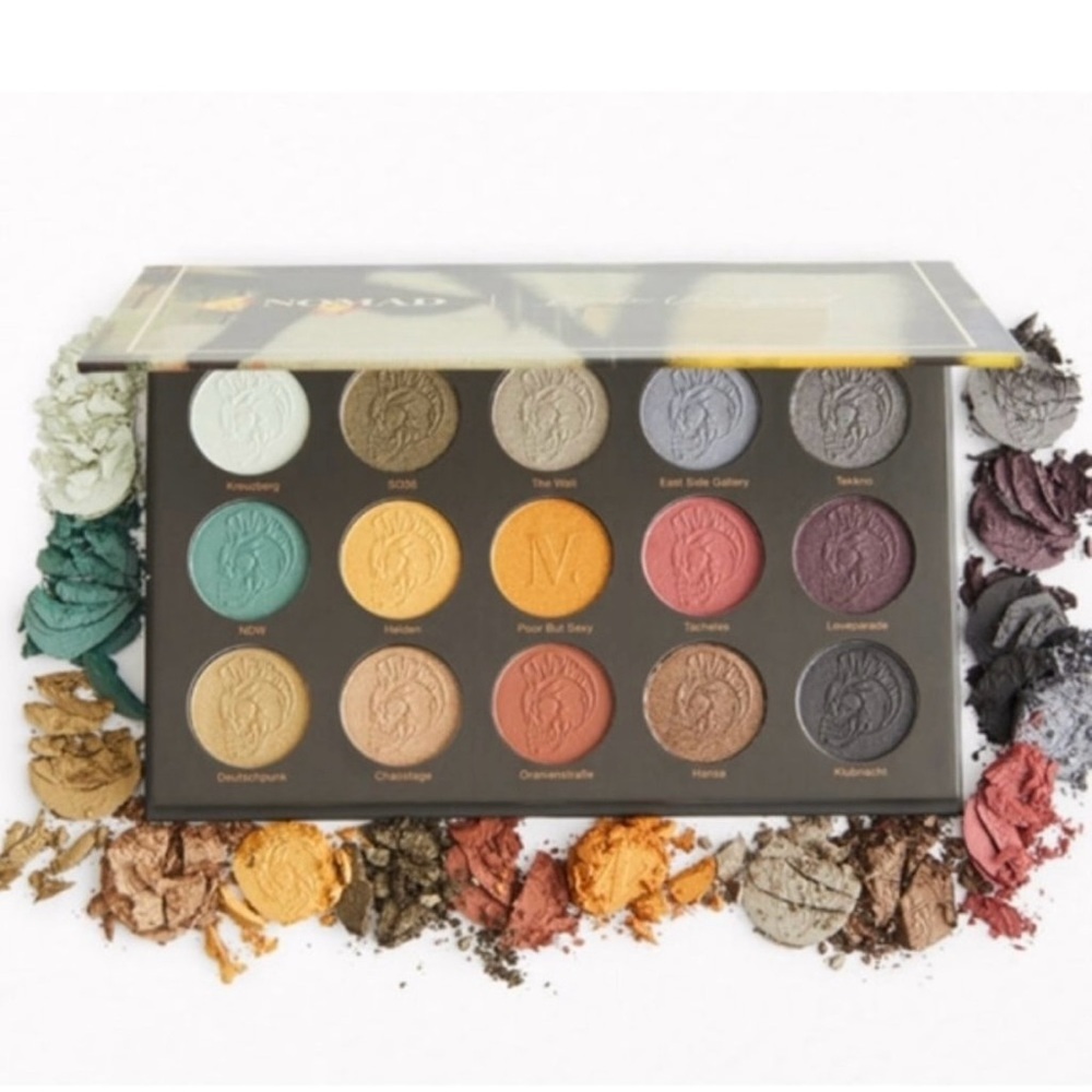 New Nomad Berlin Underground 15 Pan Intense Metallics Eyeshadow Palette